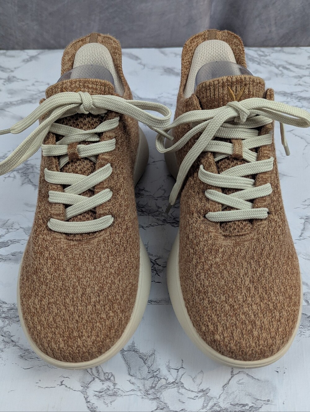 VIVAIA V Prime Knit Casual Sneakers Tan Brown Eco Comfort Women's 9 / Men's 7.5